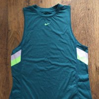 Nike T-Shirts Dri Fit Stripe Sleeveless - страхотен дамски потник, снимка 5 - Потници - 36623040