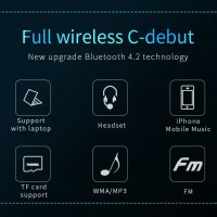 TM-061 Геймърски слушалки с Bluetooth Стерео и еквалайзер, снимка 10 - Bluetooth слушалки - 30256017