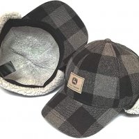John Deere Ear Guard Winter Hat with Sherpa - страхотна зимна шапка, снимка 1 - Шапки - 35626849