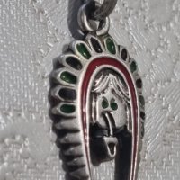 Vintage сребърна висулка , снимка 4 - Колиета, медальони, синджири - 44264635