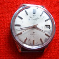 Рядък мъжки часовник Seikomatic Slimdate Automatic 30 Jewels, снимка 2 - Антикварни и старинни предмети - 38075957