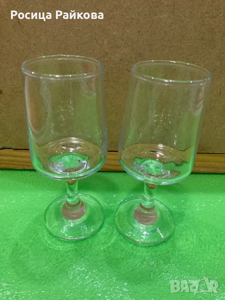 Чашки стъклени-2 броя, снимка 1