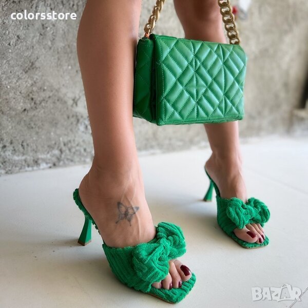 Чехли на ток - зелени - SL56, снимка 1