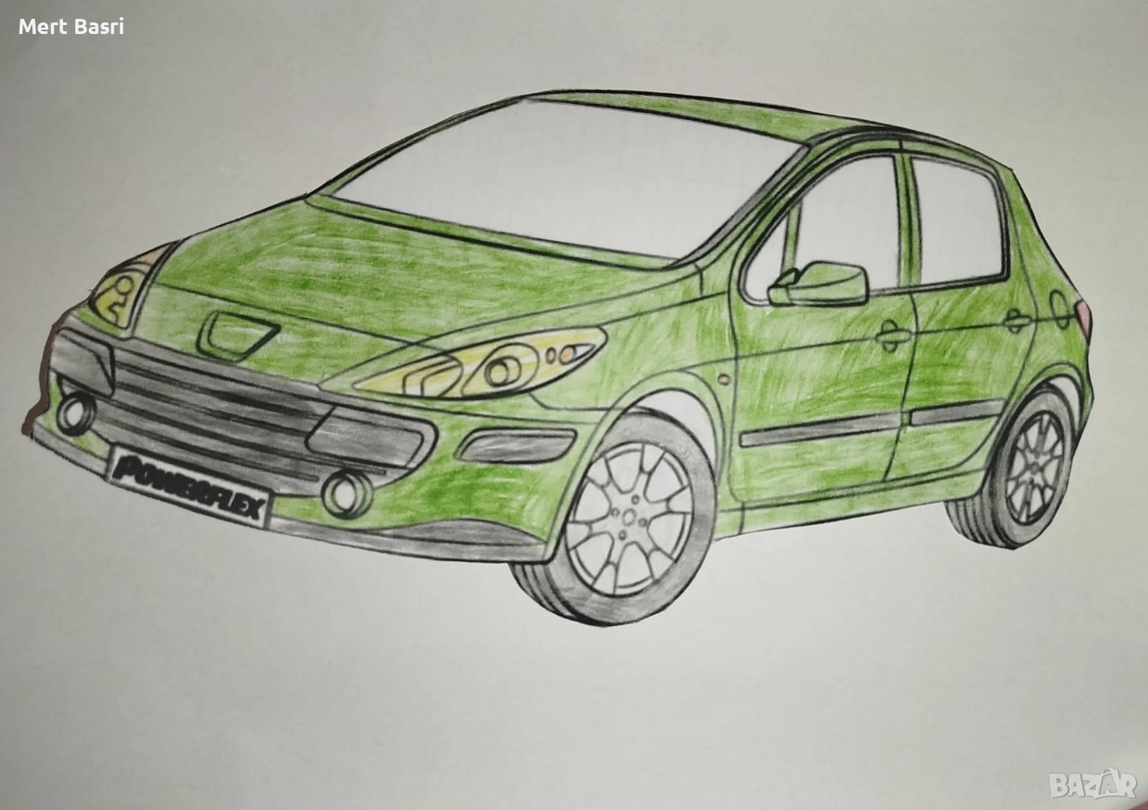 Рисунка на коли, снимка 1