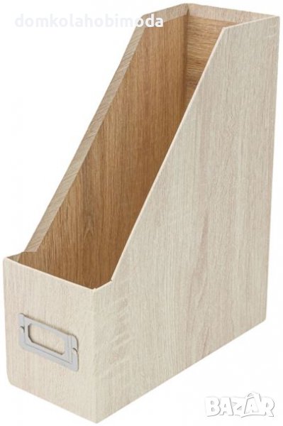 Органайзер за бюро, Дърво и хартия,25x10x30 см, снимка 1