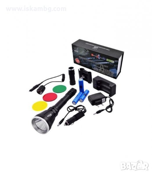 МОЩЕН ЛЕД ФЕНЕР ЛОВ МЕК БЪРЗ СПУСЪК СТОЙКА ОРЪЖИЕ ВЪЗДУШНА ЛОВНА ПУШКА - код 2888, снимка 1