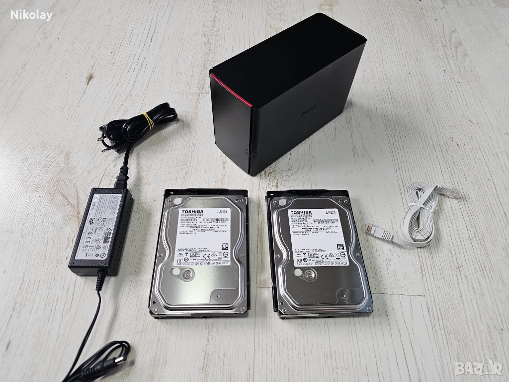 BUFFALO LinkStation LS220D 2TB NAS устройство, снимка 1