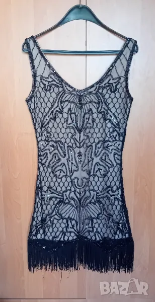 Рокля с пайети и ресни/Гетсби , снимка 1