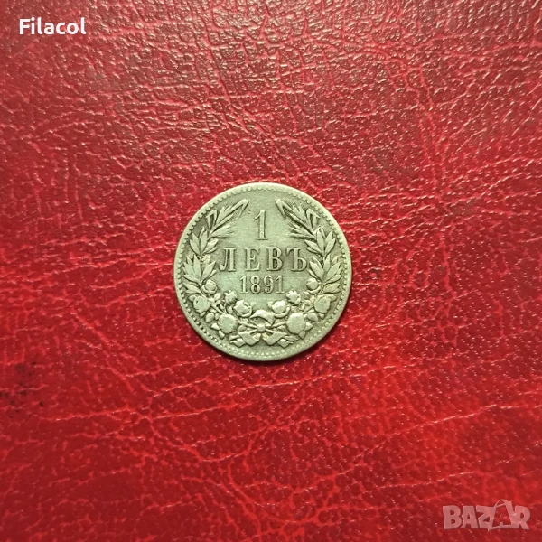 1 лев 1891 година, снимка 1