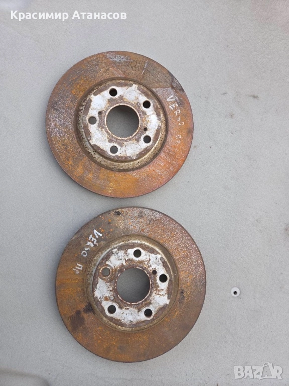 Спирачени дискове предни за Тойота корола версо. 2005-2009г, снимка 1