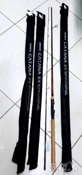 Shimano Catana ЕX Spinning 2.40m/2.70m 7-21g, 2.40m 3-14g, снимка 1