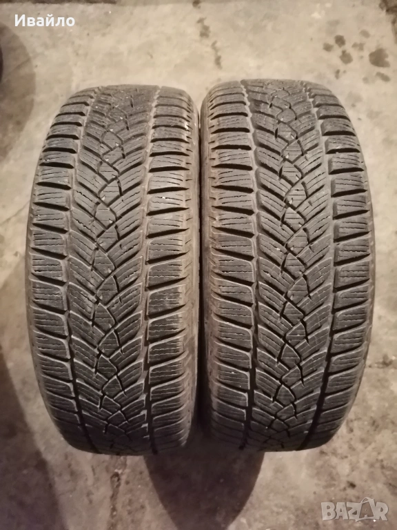 Продавам 2 броя зимни гуми 195.55.16 на 1 сезон дот 2019 Fulda , снимка 1