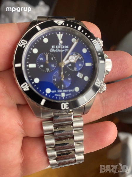 Продавам EDOX SKY DIVER 70'S CHRONOGRAPH 44MM MEN'S WATCH, снимка 1