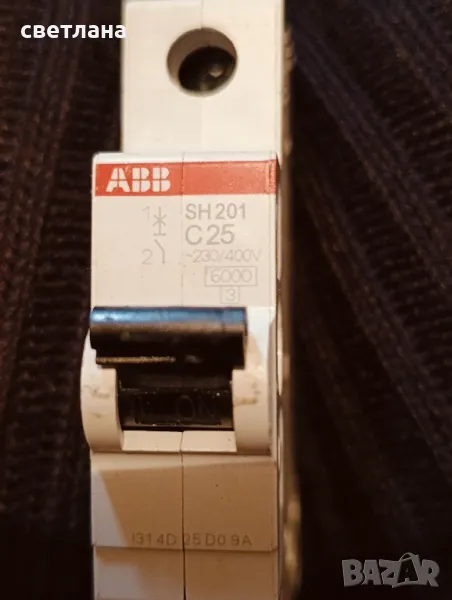 ABB - автоматичен прекъсвач SH201C25, снимка 1