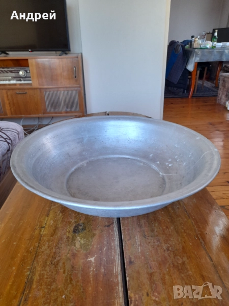 Стар алуминиев леген, снимка 1