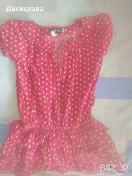 Красива червена детска рокля , снимка 1