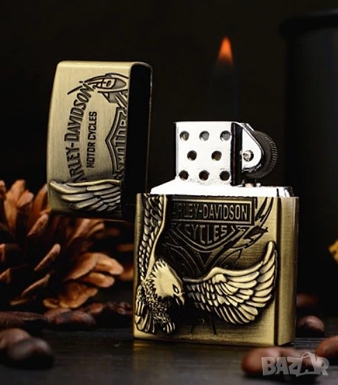 Метална запалка zippo дизайн, снимка 1