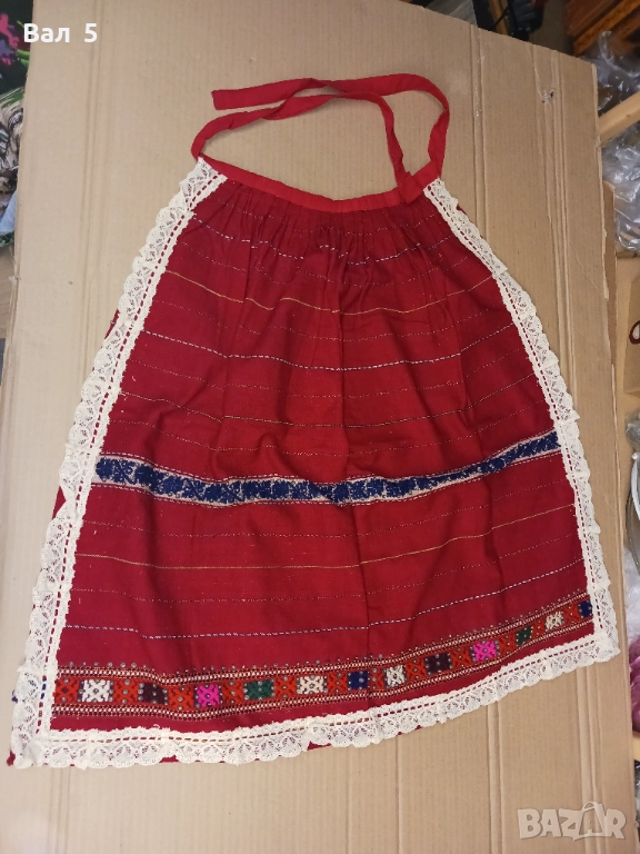 Автентична ХЪРЦОЙСКА тъкана престилка , носия, снимка 1