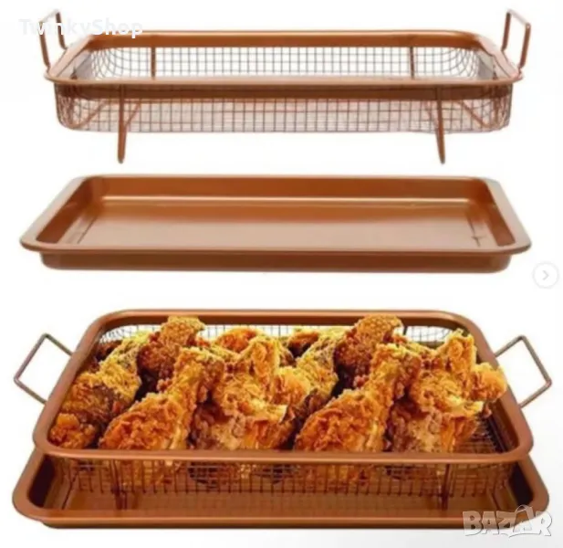 💥🔥САМО СЕГА !НАМАЛЕНИЕ на КОМПЛЕКТ ПРАВОЪГЪЛНА МРЕЖЕСТА КОШНИЦА+ТАВА🔥 👉ПРОМО ЦЕНА :28,99 лв, снимка 1