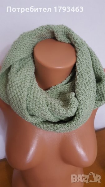 Ръчно плетен кръгъл шал и шапка, снимка 1