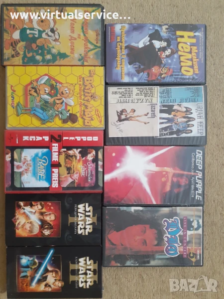 Видеокасети с Рок концерти и филми, снимка 1