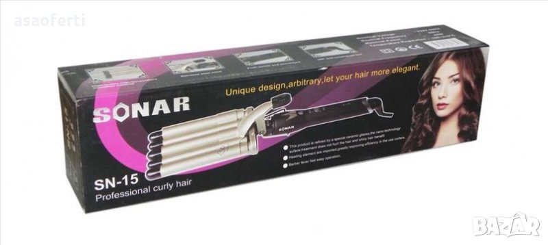 Маша за ретро къдрици с 5 разделения, снимка 1