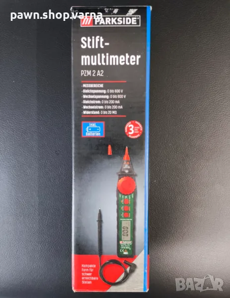 🔧 Мултиметър PARKSIDE PZM 2 A2 | Чисто нов, неизползван, снимка 1