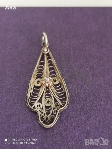 Красива сребърна висулка Филигран

, снимка 1