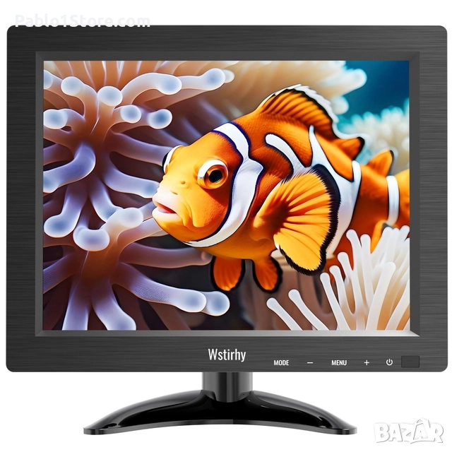 Wstirhy 9.7-инчов монитор 1024x768 LED с HDMI и USB – Видеонаблюдение, снимка 1