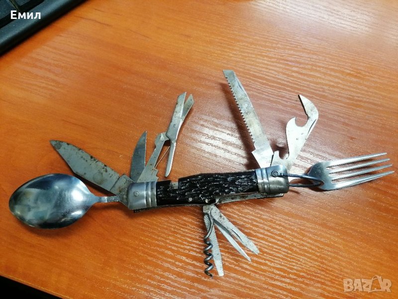 Стар комбиниран сгъваем нож JAPAN , снимка 1