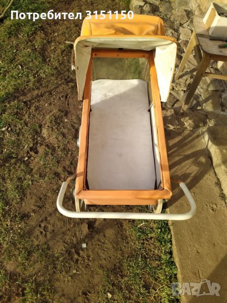 Голяма ретро количка за кукли., снимка 1