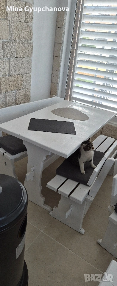 баварска маса с пейки за дом и градина , снимка 1