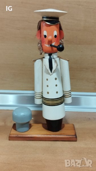 Стара фигура, моряк, капитан с лула, снимка 1