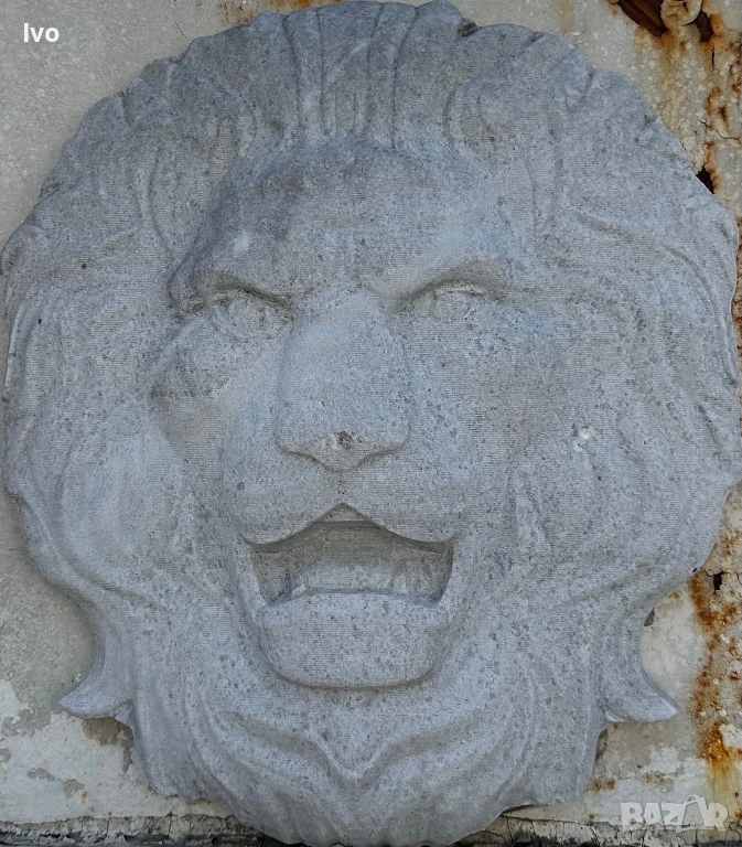 Мраморна Лъвска Глава, снимка 1