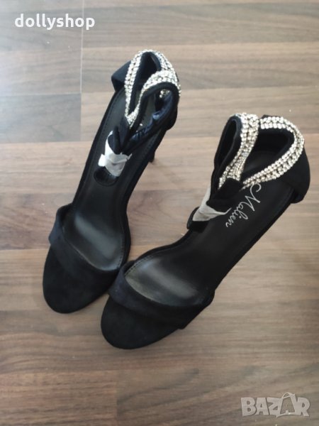 НОВИ Черни Дамски Обувки, снимка 1