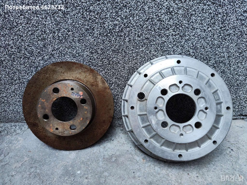 Нов спирачен диск и барабан Москвич 2141, снимка 1