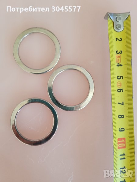 Халка Пръстен диам. 3,9 см, 3 броя, снимка 1