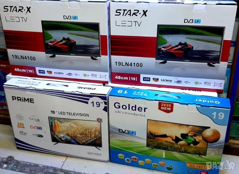 LED телевизор за кемпер, каравана или къмпинг на 12V - 19"/22"/24", снимка 1