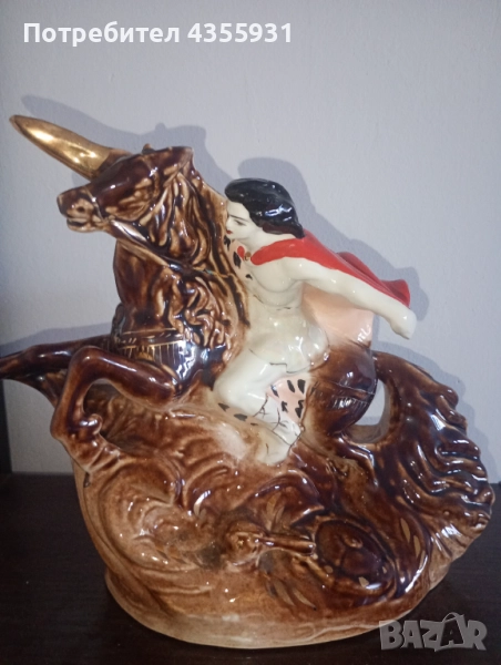 СССР стар руски порцелан Фарфоровая статуетка фигурка , снимка 1