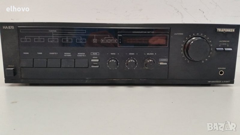 Стерео усилвател Telefunken HA870, снимка 1