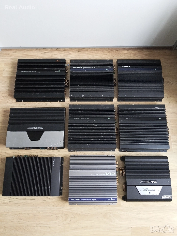 Лот 2 усилватели Alpine усилвател , снимка 1