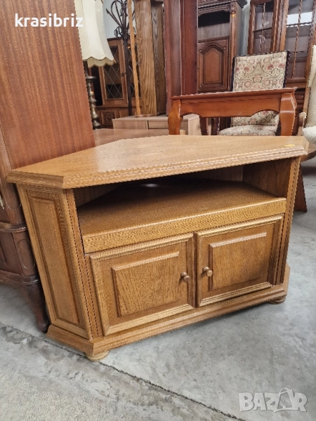 Масивен Ъглов Тв Шкаф -внос от Германия! , снимка 1