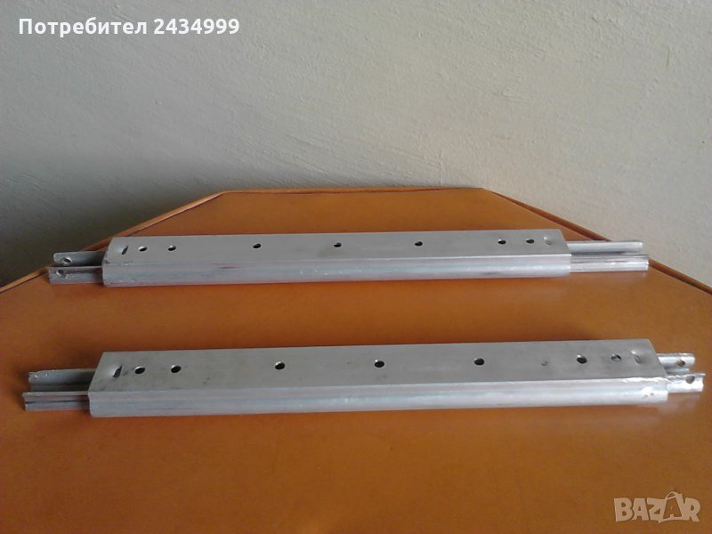 Продавам метални релси за чекмедже или плот, снимка 1