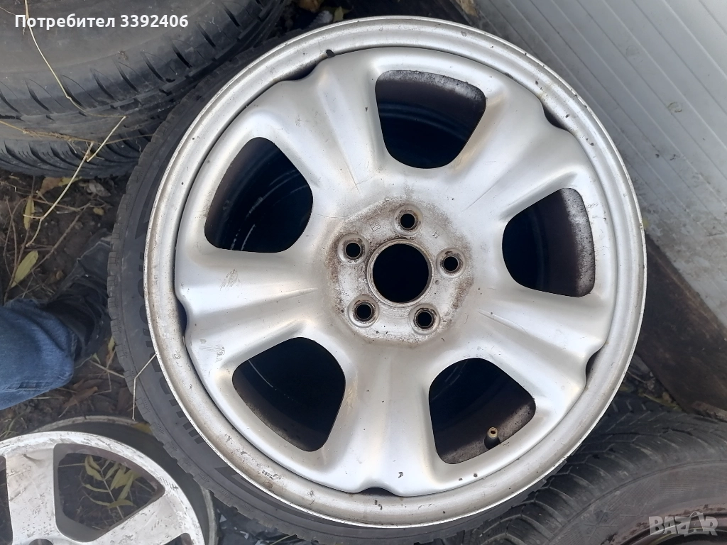 4бр железни оригинални джанти 16 цолови за Субару , снимка 1