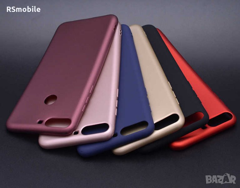 Huawei Y7 2018 - Силиконов Кейс Гръб MATT, снимка 1