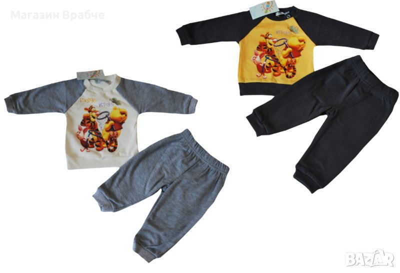 Памучен комплект за момче Мечо Пух и приятели, снимка 1