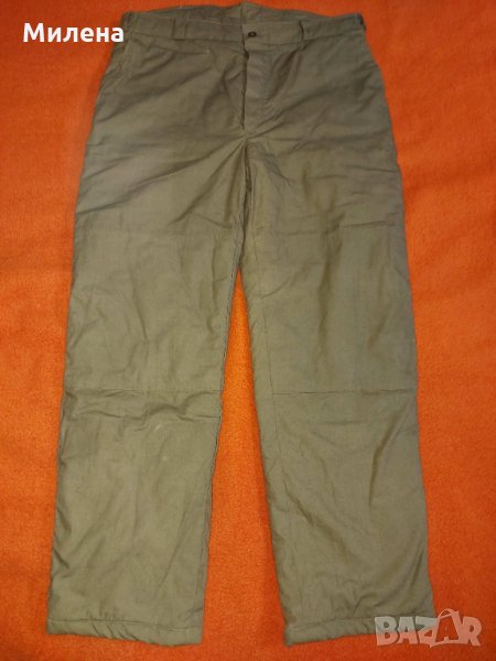 ПАНТАЛОН МАСЛЕНО ЗЕЛЕН С ПОДПЛАТА, снимка 1