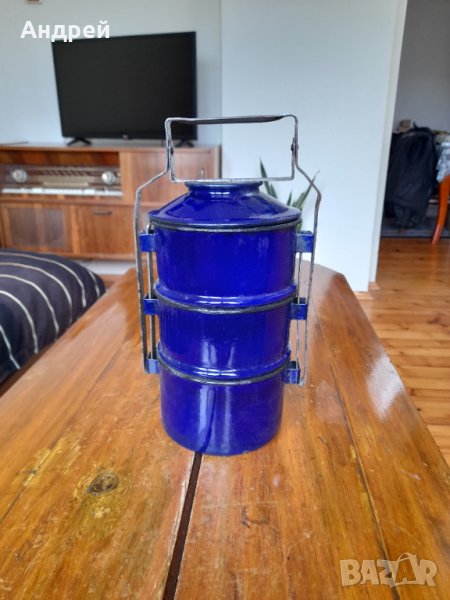 Стари емайлирани съдове за храна #5, снимка 1