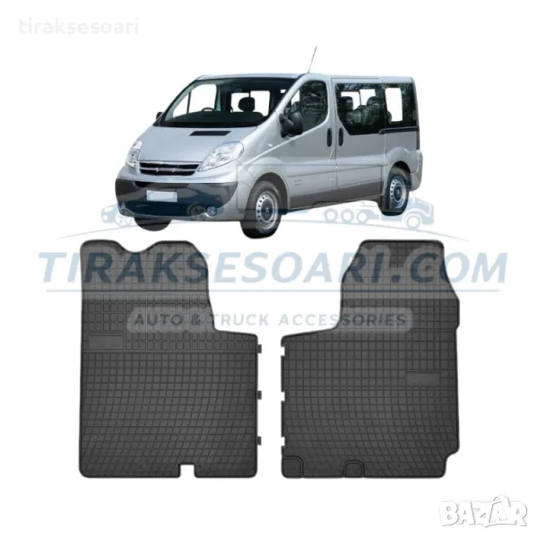 Полски Гумени стелки за бус Opel Vivaro 2001 2014, снимка 1