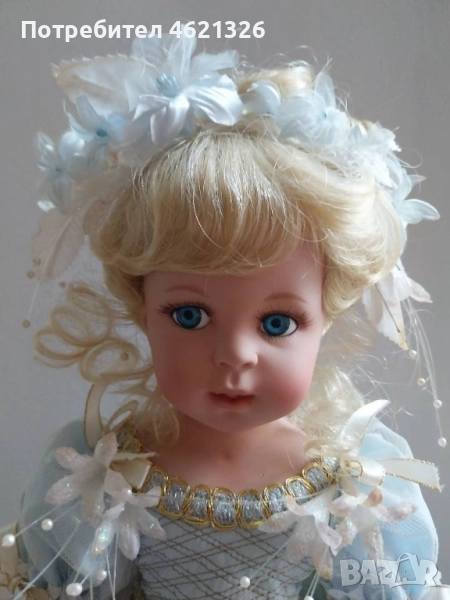 Порцеланова кукла Пепеляшка от галериите Ashton-Drake колекционерска, снимка 1